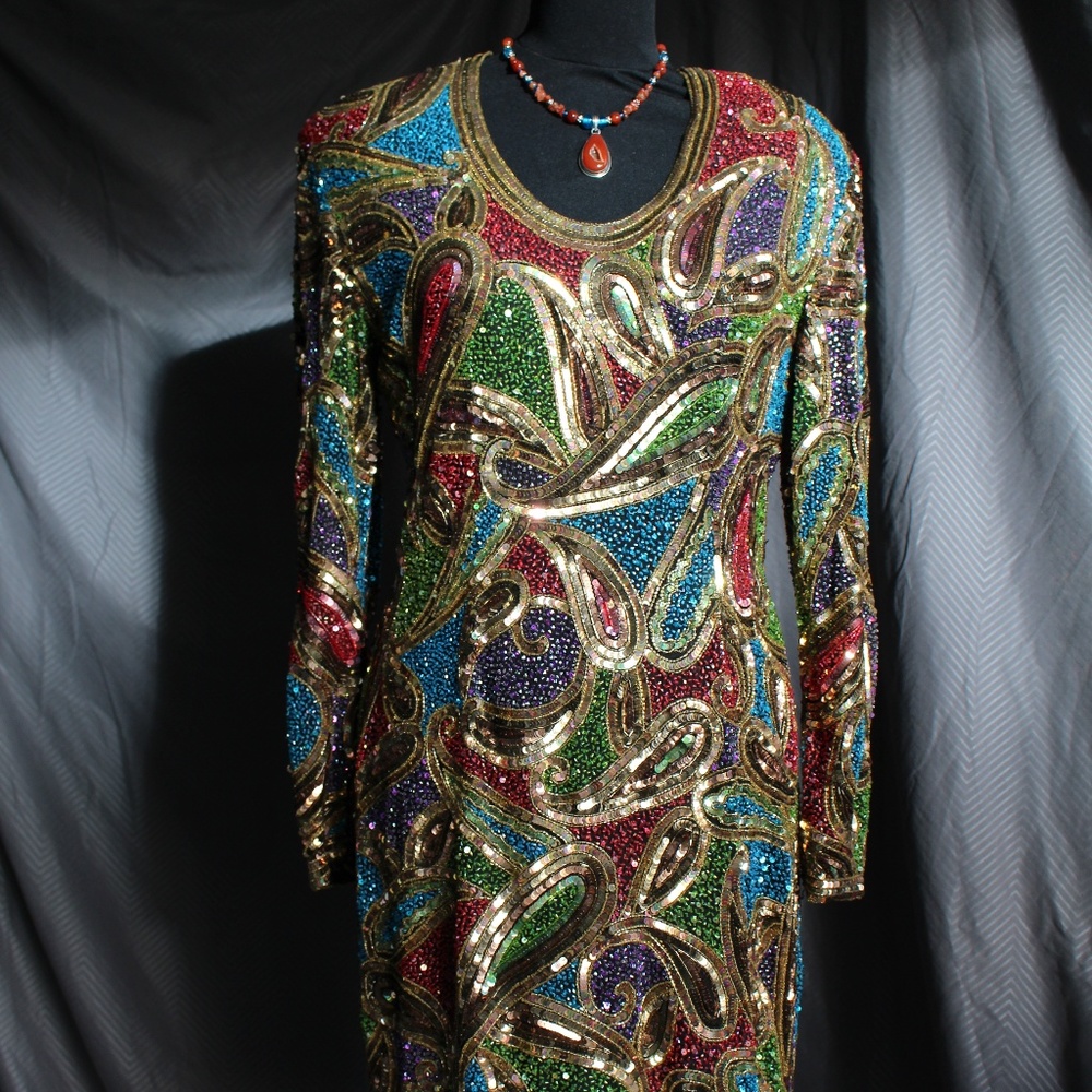 Naeem Khan Riazee Nights Neiman Marcus Silk Dress
